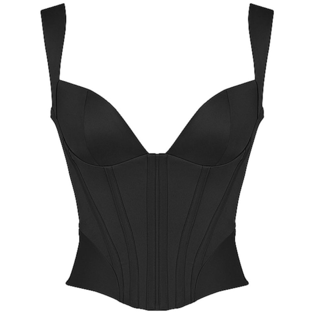 House Of Cb Black Corset Gem